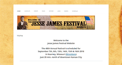 Desktop Screenshot of jessejamesfestival.com