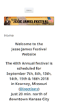 Mobile Screenshot of jessejamesfestival.com
